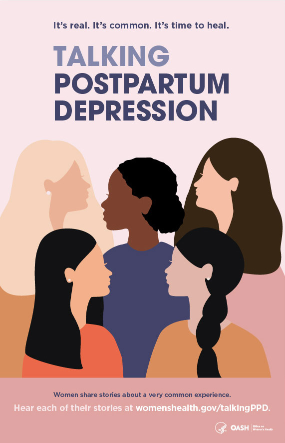 Hero Campaign Downloadable Poster for Postpartum Depression Fact Sheet